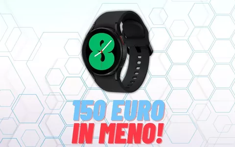 Samsung Galaxy Watch4 in SUPER sconto: 150€ IN MENO (119€)