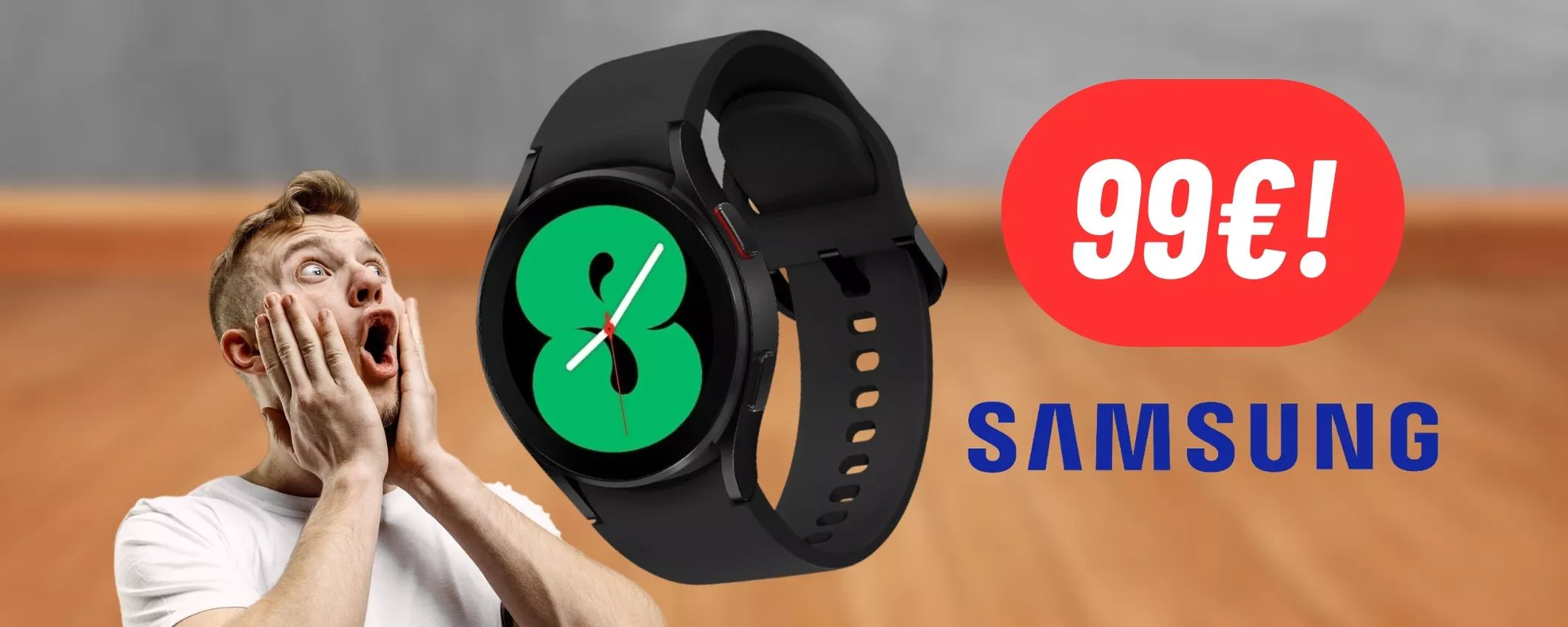Samsung Galaxy Watch4: questo smartwatch eccellente con monitoraggio social e salute a soli 99€