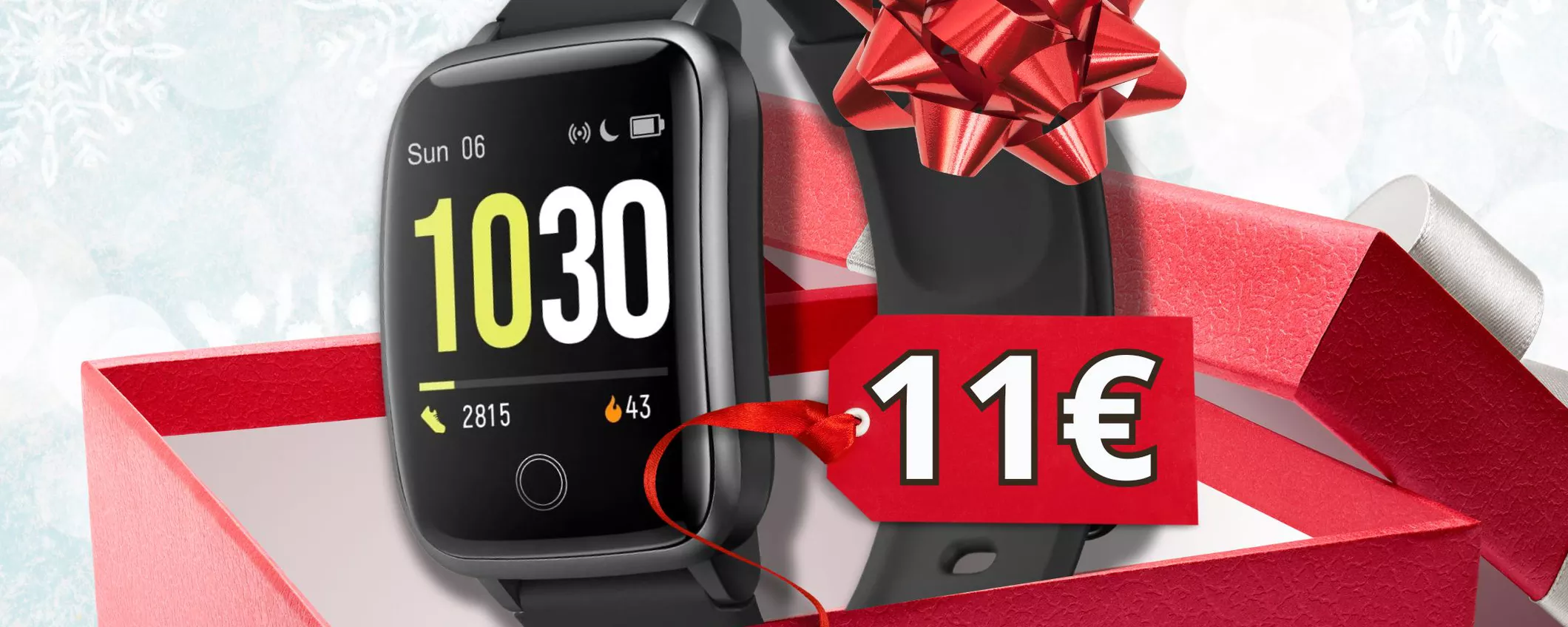 SOLO 11€ per lo Smartwatch che SVOLTA i tuoi regali di Natale!