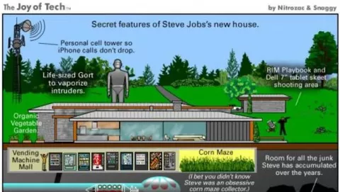 I segreti della nuova casa di Steve Jobs