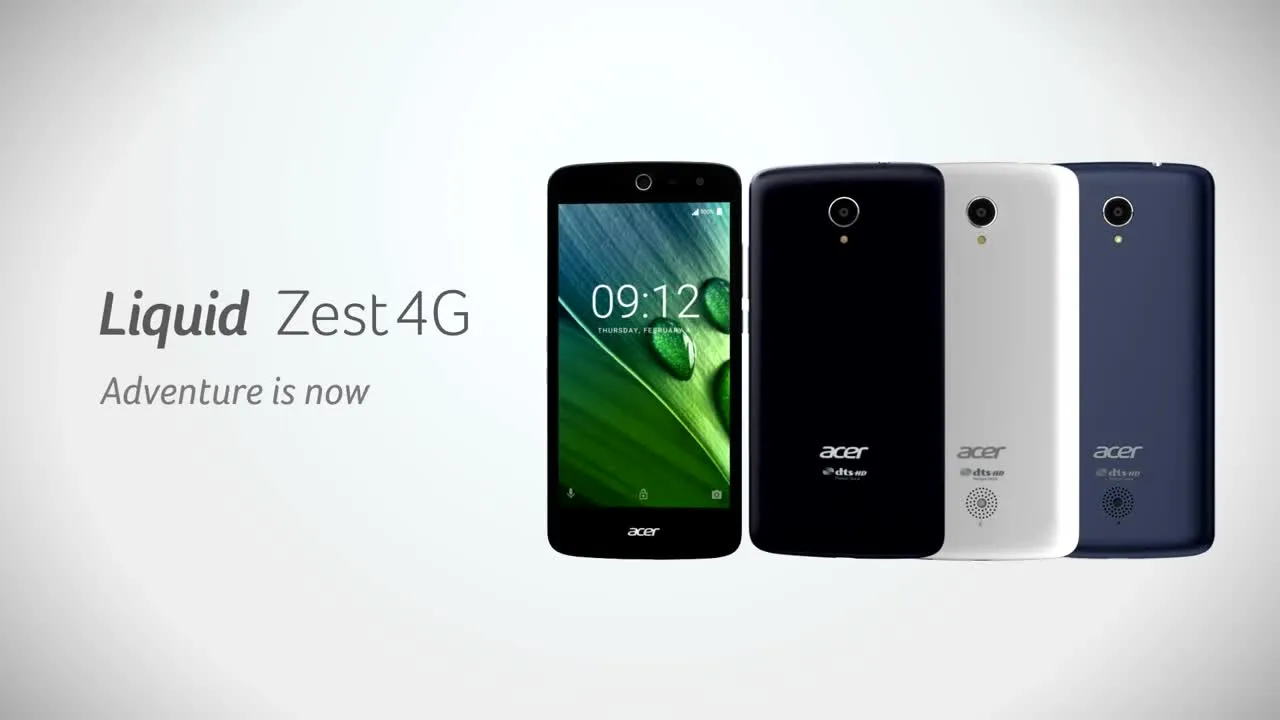Acer presenta lo smartphone Liquid Zest 4G