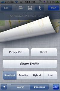 Le novità di Mappe in iOS 5