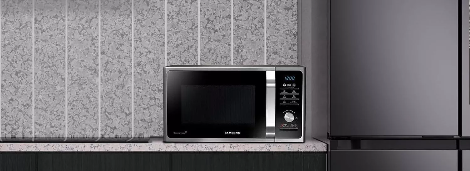 Forno a microonde Grill Healthy Cooking Samsung con funzione QuickDefrost  (-25%) - Webnews