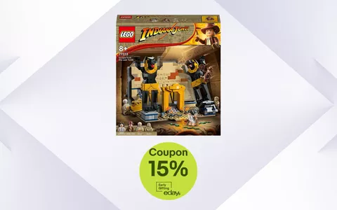 LEGO Indiana Jones fuga dalla tomba perduta in SCONTO EDAYS (30,59€)