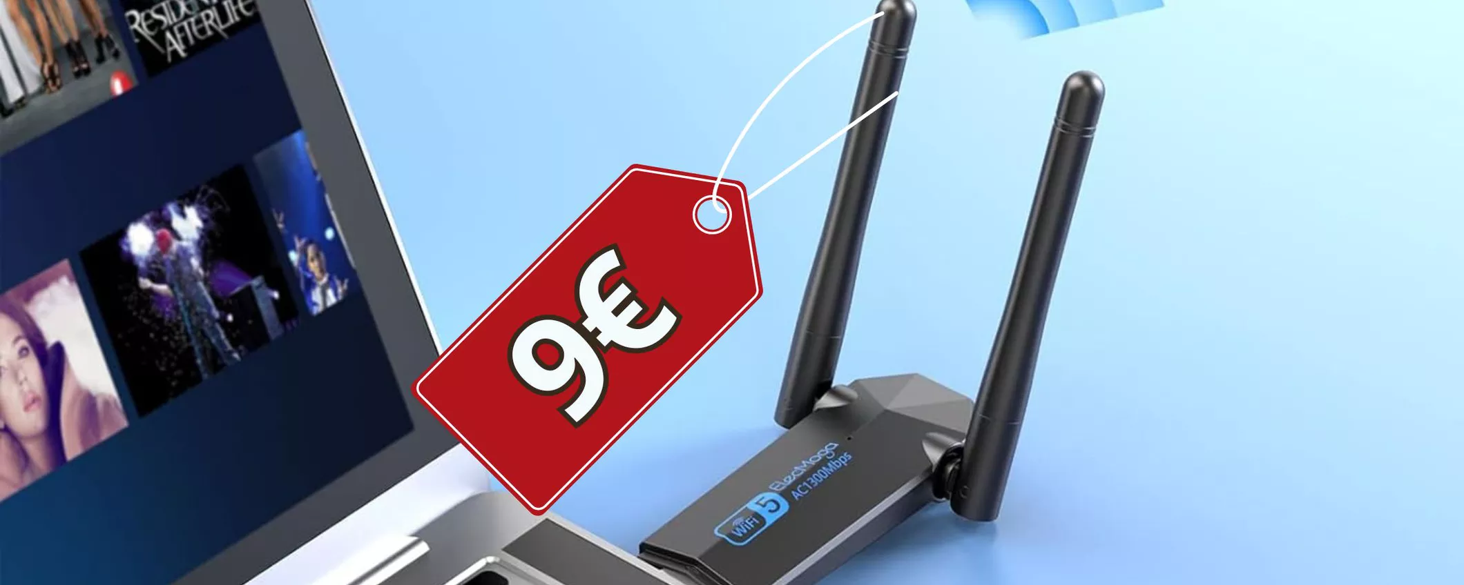 Chiavetta WIFI per PC: potenzia il tuo segnale a soli 9€ e goditi internet a Natale!