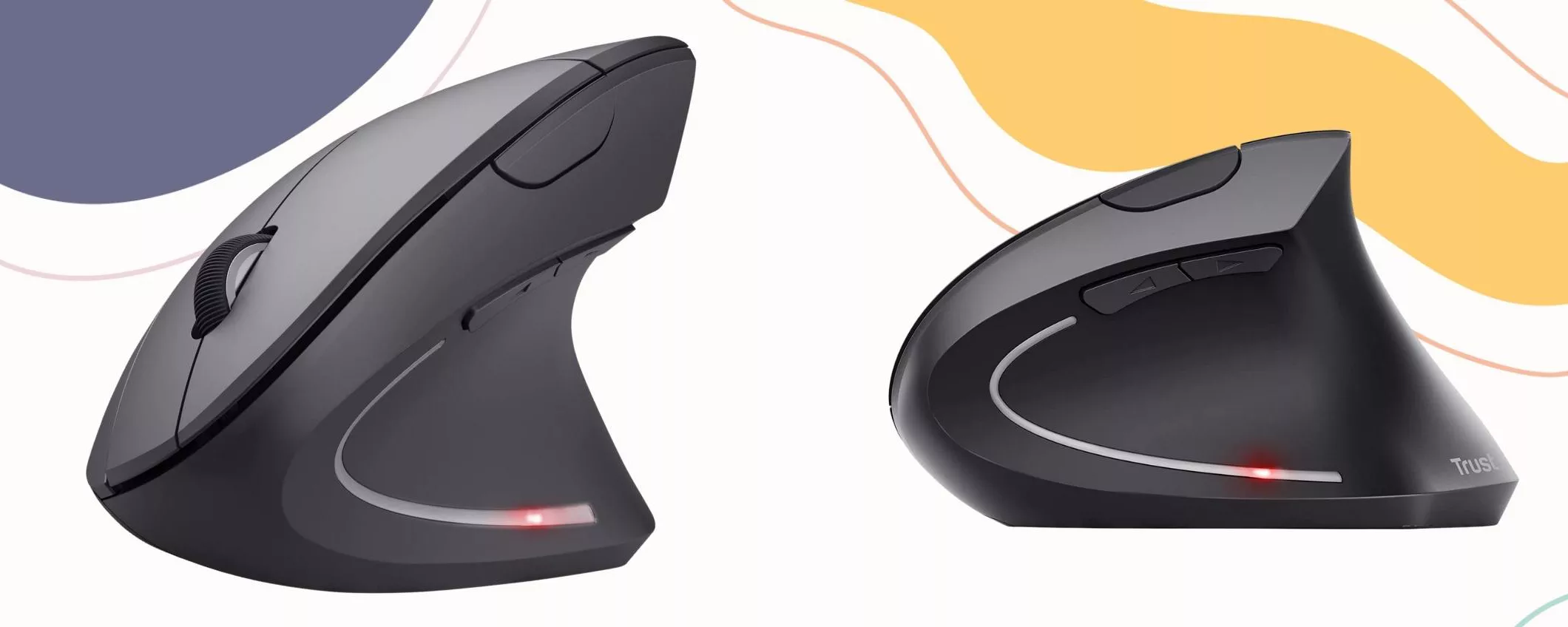 Mouse wireless Trust, non solo potente ma anche VERTICALE (19€)