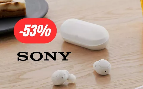 Cuffie Sony perfette per lo sport e dalla batteria infinita al 53% di sconto