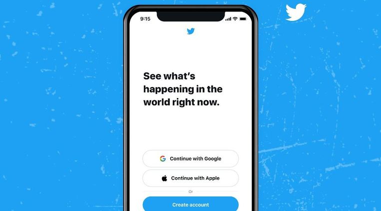 Twitter, la beta include l'accesso con account Google e Apple - Webnews