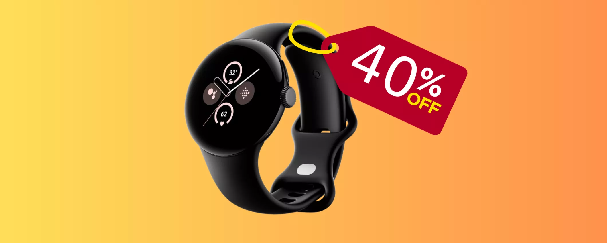 Google Pixel Watch 2 scontantissimo al -40%: lo paghi 160€ in meno