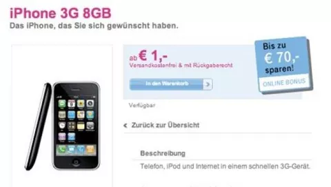 iPhone: in Austria si compra ad € 1