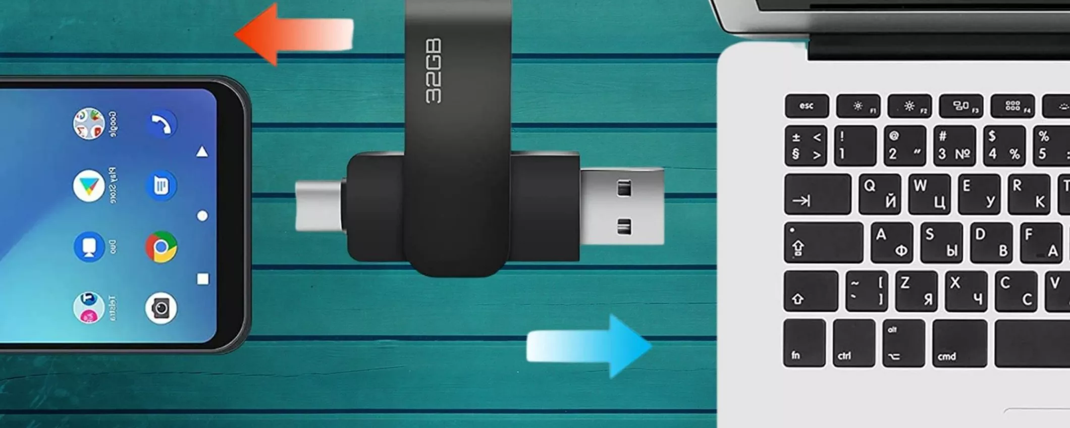 Chiavetta USB per smartphone, tablet e PC: a 6€ è DA AVERE