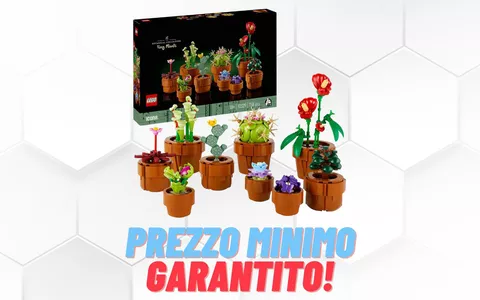 Preordina il set LEGO Icons piantine al prezzo minimo GARANTITO (49,99€)