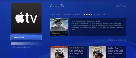 Apple TV sbarca finalmente su PS4 e PS5