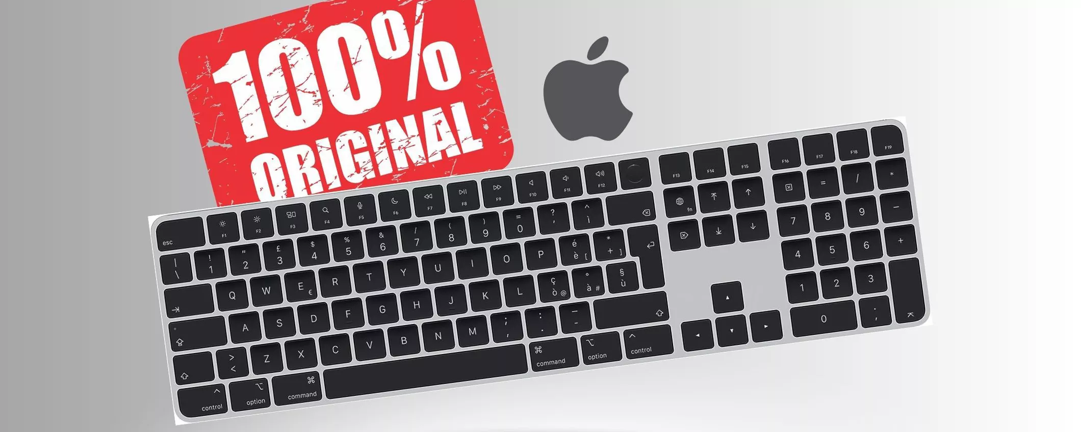 Apple Magic Keyboard con Touch ID e tastierino numerico: prezzo OCCASIONE