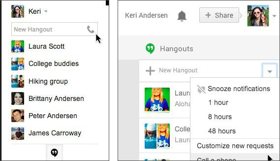 Come effettuare chiamate vocali tramite Hangouts, su Gmail, Google+ e con l'estensione ufficiale Chrome