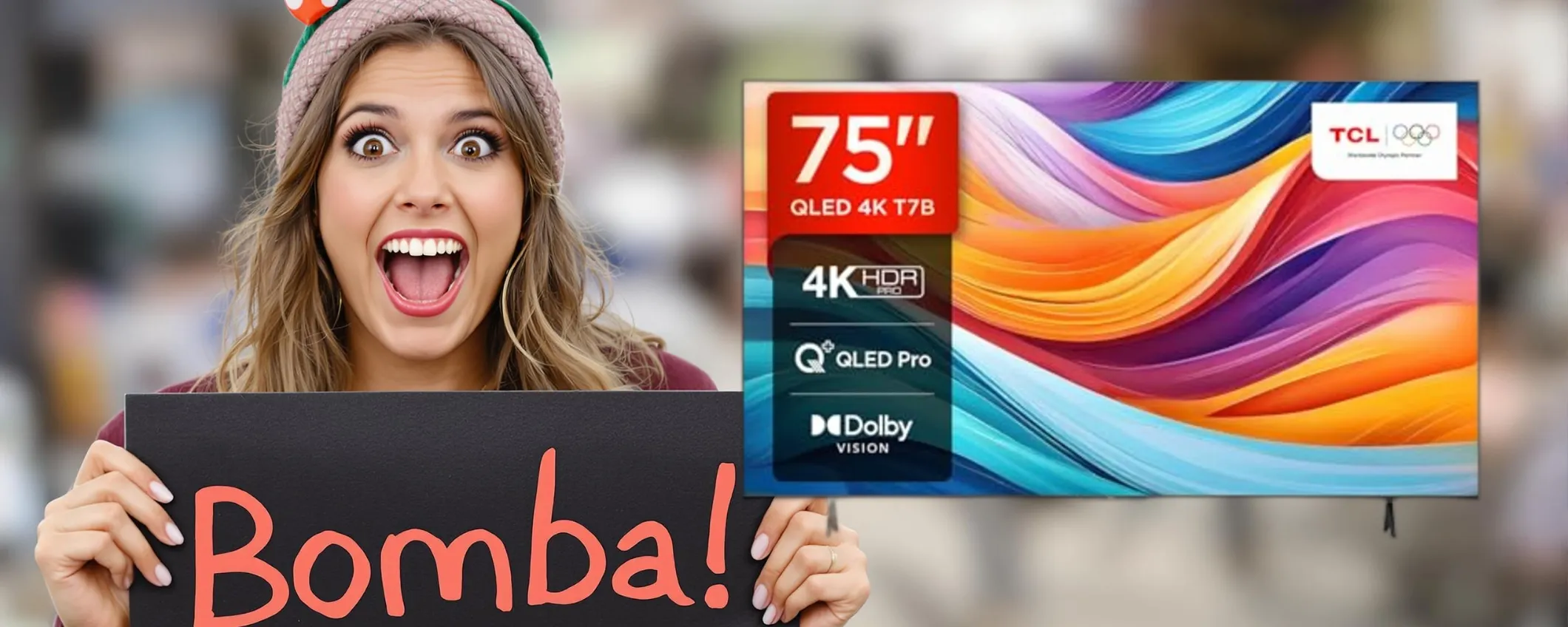 Offerta di Primavera BOMBA: Smart TV TCL 75