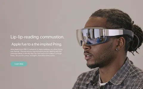 Apple Vision Pro rivoluziona la dettatura: comandi tramite lettura labiale