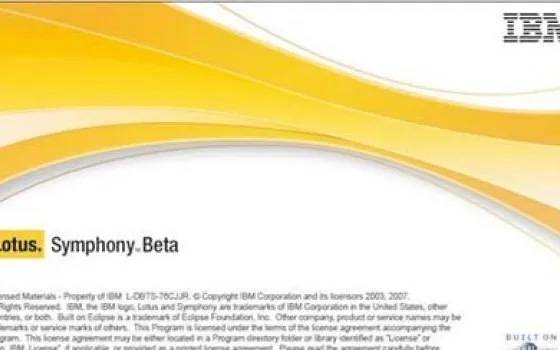 IBM Lotus Symphony aggiunge il supporto per Mac