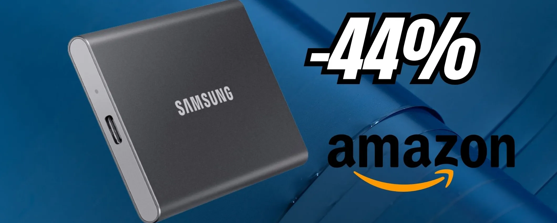 SSD Samsung esterno: rapida e capiente, 1TB al 44% di sconto