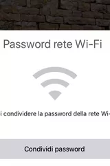 Condividere la password del WiFi su iPhone
