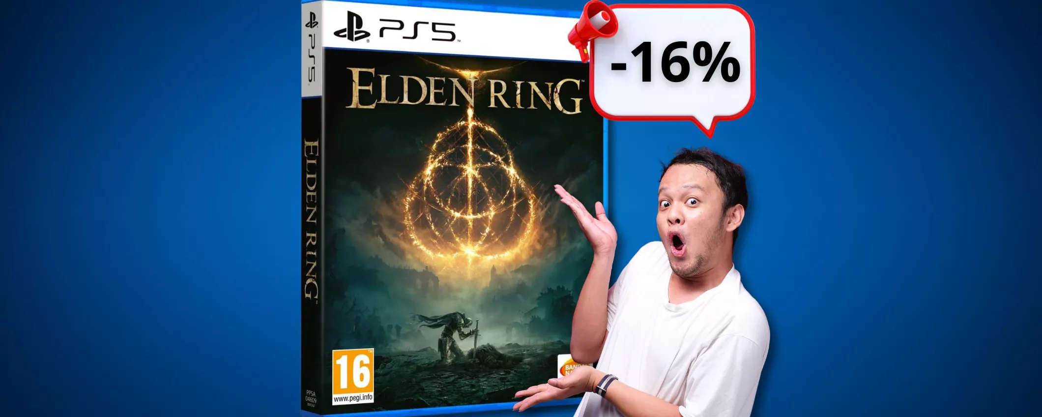 Diventa UN EROE con Elden Ring per PS5: solo oggi ad un prezzo MINIMO (-16%)