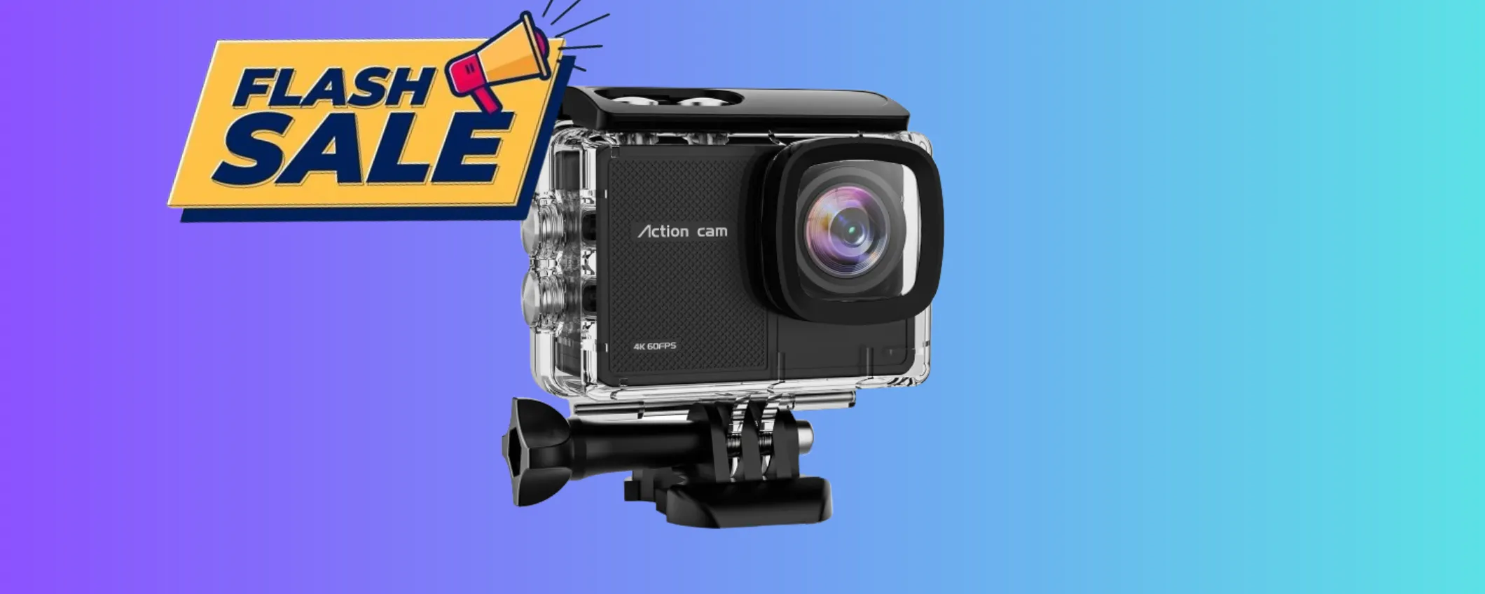 Offerta lampo: Action cam subacquea 4K a mini prezzo, scorte in esaurimento