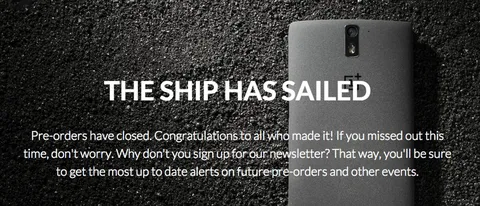 OnePlus si scusa, riaprirà i preorder a novembre