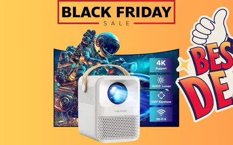 Offertona Black Friday: Mini Proiettore Portatile 4K in sottocosto su Amazon