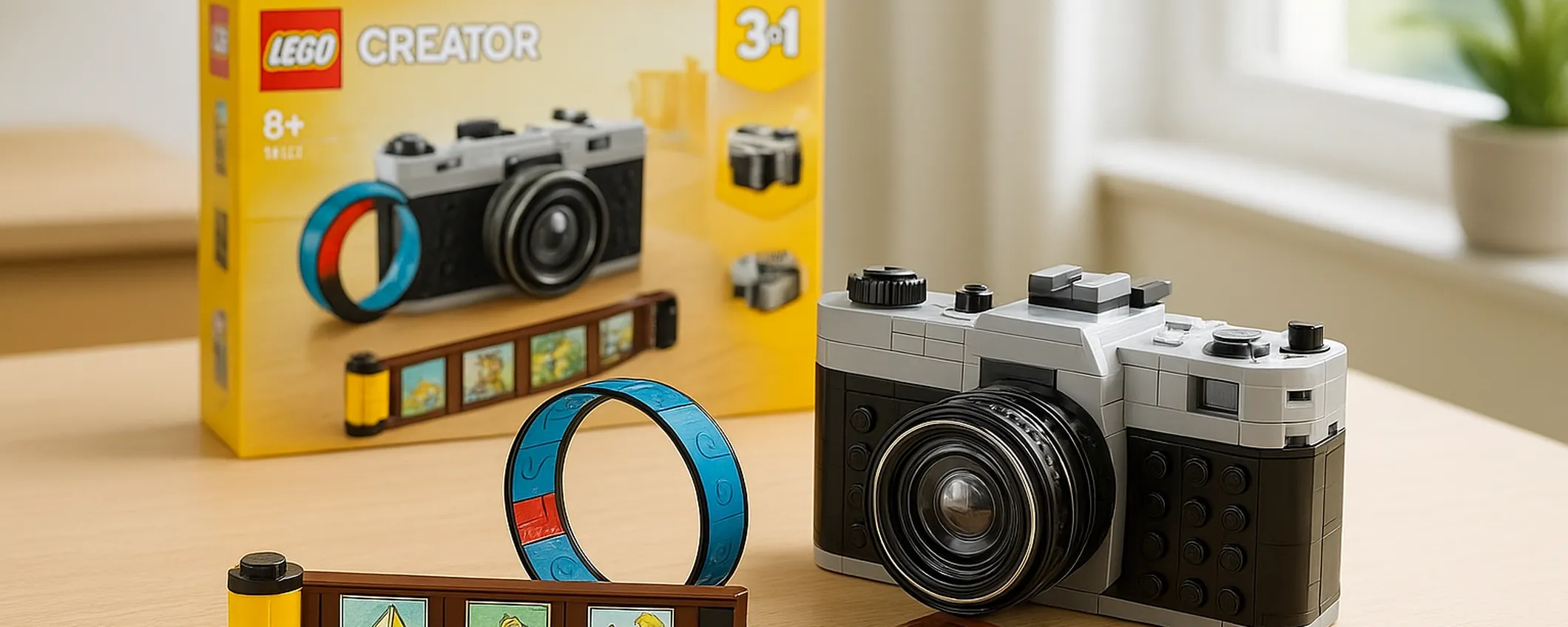 LEGO Creator 3 in 1 Fotocamera Retro, idea regalo perfetta e conveniente