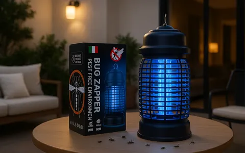 Addio zanzare con la Lampada elettrica con tecnologia UV a prezzo mini (39€)