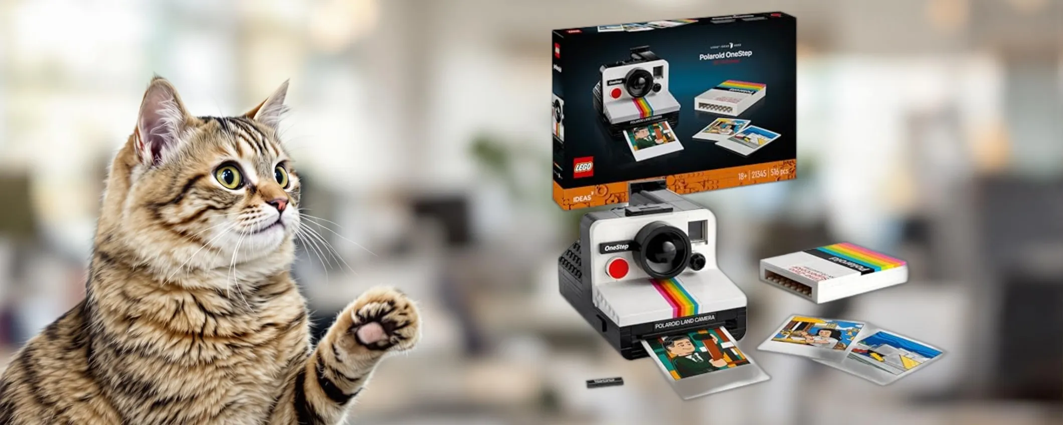 Set LEGO Fotocamera Polaroid: idea regalo SUPER CREATIVA a prezzo speciale