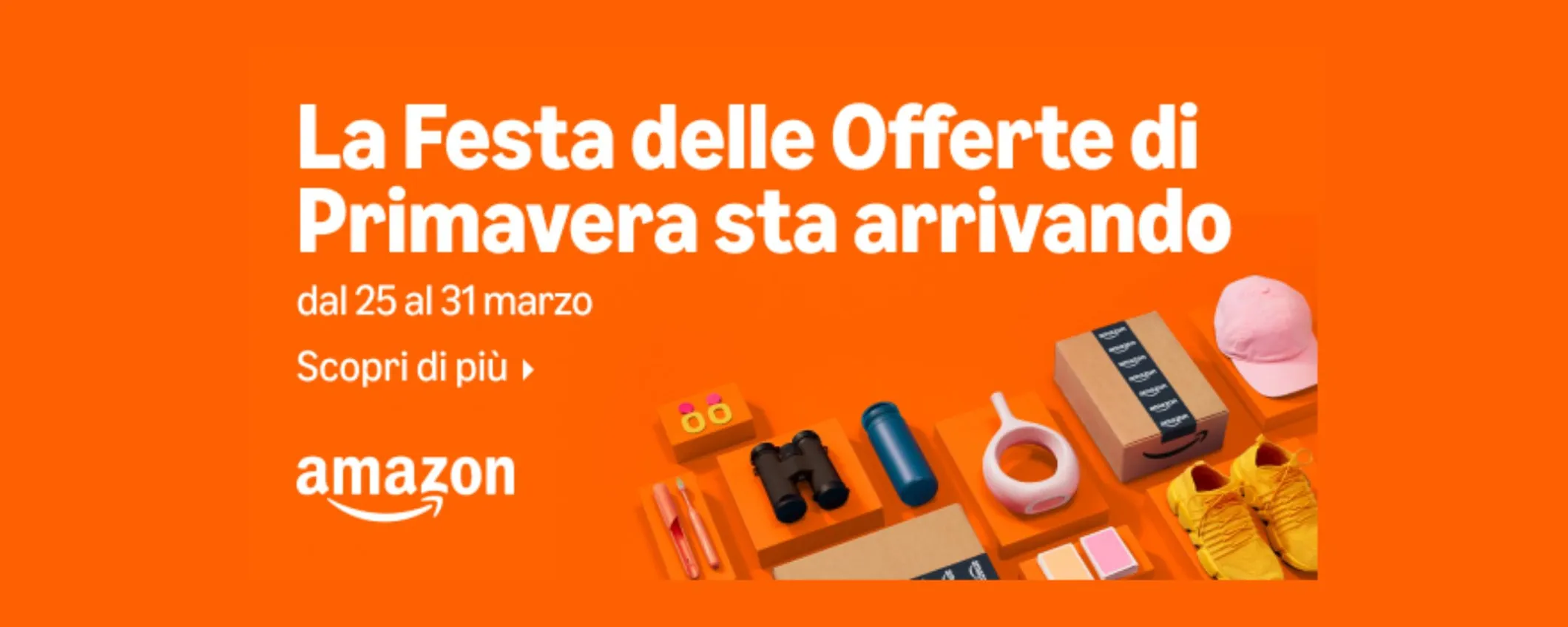 Amazon celebra la primavera con offerte imperdibili dal 25 al 31 marzo