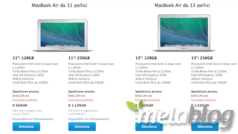 Apple lancia i nuovi MacBook Air