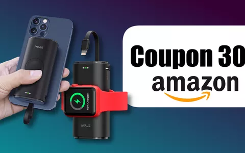 PowerBank MagSafe per iPhone, Apple Watch, AirPods: SCONTO 30% con Coupon