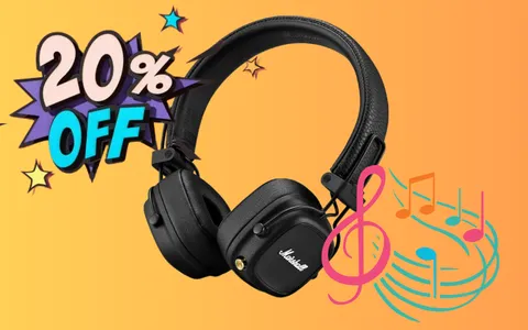 Cuffie Bluetooth Marshall: un top di gamma ad un prezzo davvero unico (-20%)