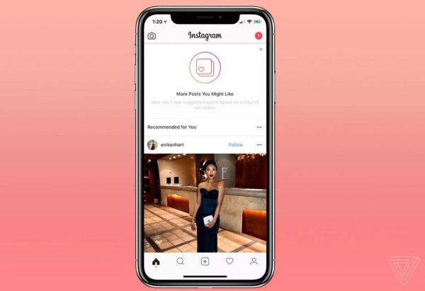 Instagram suggerirà nuovi contenuti da esplorare