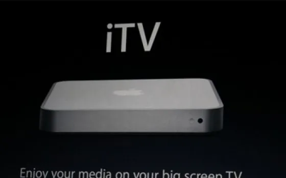 Nuovo Apple iTv: prime immagini