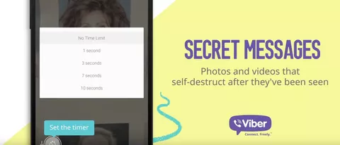 Viber aggiunge i messaggi segreti