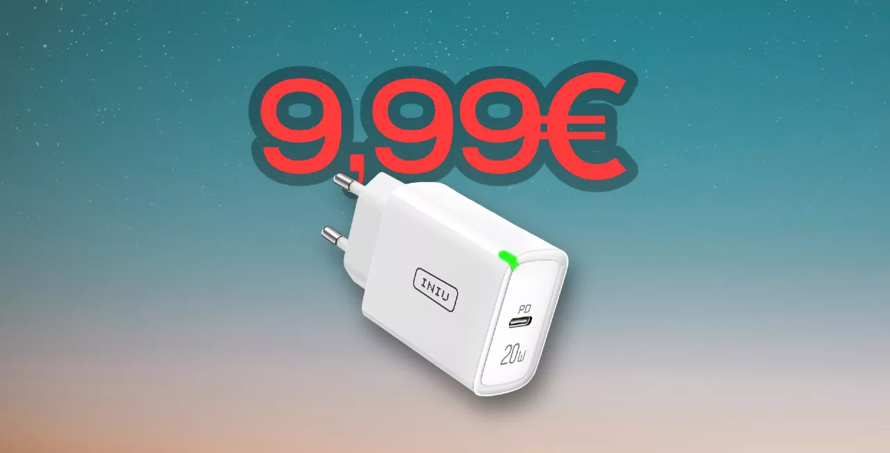 Caricabatterie USB-C da 20W a meno di 10€? Sì, con lo SCONTO Amazon del 29%