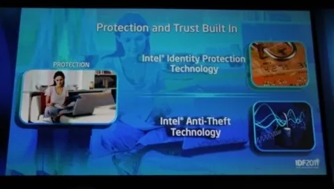 IDF 2011: DeepSafe e Anti-Theft nei prossimi Intel Core
