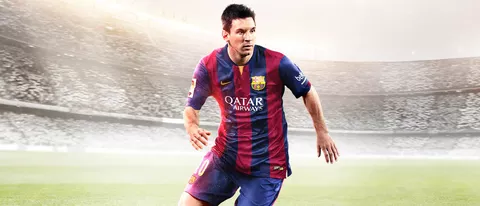 Leo Messi sulla copertina di FIFA 15