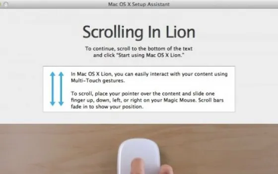 Apple rilascia la GM di Lion con le istruzioni per le gesture