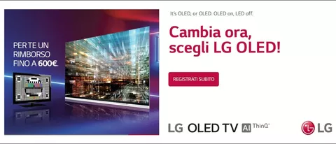 LG OLED TV 2019: rimborsi sino a 600 euro