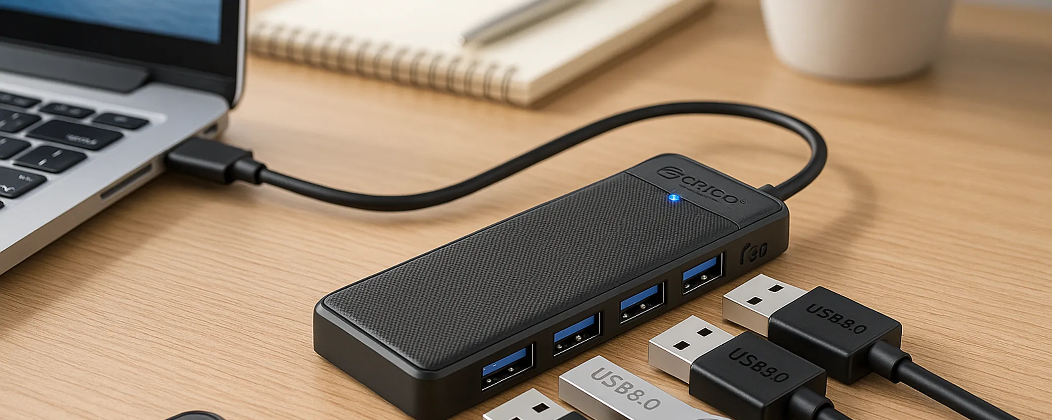 Hub USB 4-in-1: massima connettività a soli 4€ con uno sconto bomba del -60%