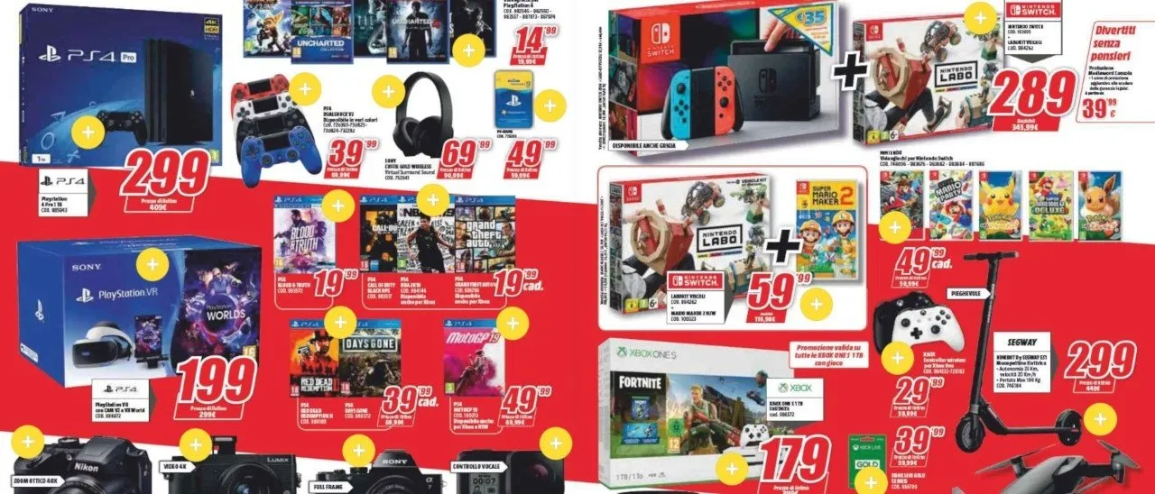 MediaWorld Red Friday, tanti prodotti in sconto