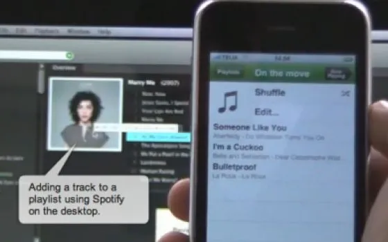 Spotify per iPhone sfida apertamente iTunes Store
