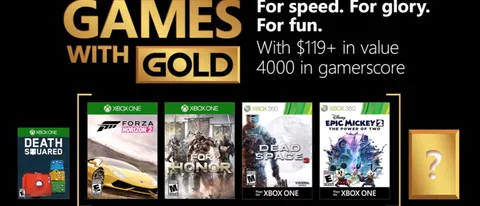 Microsoft svela i Games with Gold di agosto 2018
