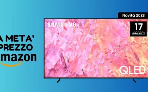 IMPERDIBILE: tv Samsung 55 pollici a META' PREZZO su Amazon, corri a prenderla!