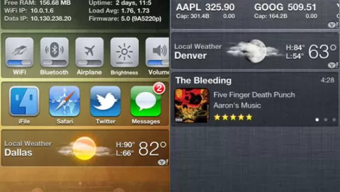 Apple brevetta i widget nelle notifiche di iOS 5 ?