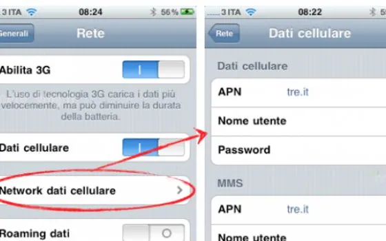 Aggiornamento gestore 3 ITA 9.1 per iPhone: è possibile cambiare APN senza Jailbreak